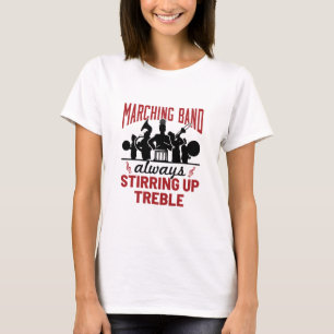 Marchingstok altijd omdraaien t-shirt