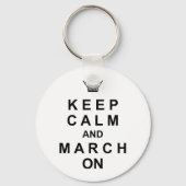 Marchingstok kalm houden en maart aan sleutelhanger (Voorkant)