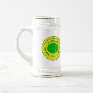 Marchman Family Boerderijen Logo Beer Stein Bierpul