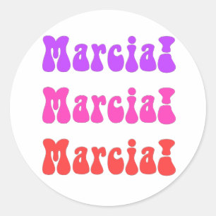 Marcia, Marcia Ronde Sticker