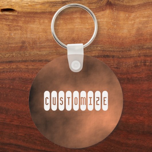 Marciaanse Zandstorm - Sjabloon Sleutelhanger (Voorkant)