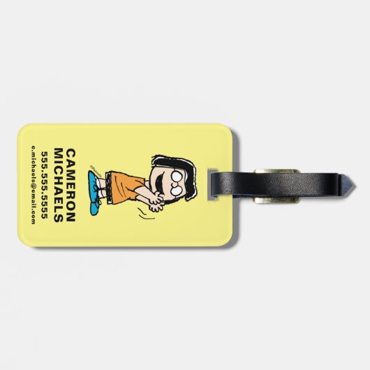 Marcie Clapping Bagagelabel (Achterkant horizontaal)