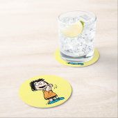 Marcie Clapping Ronde Kartonnen Onderzetter (Insitu)