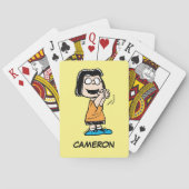 Marcie klapt speelkaarten (Achterkant)