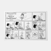 Marcie & Peppermint Patty in het klaslokaal Deurmat (Voorkant)