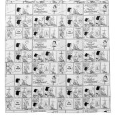 Marcie & Peppermint Patty in het klaslokaal Douchegordijn (Voorkant)