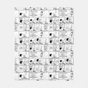 Marcie & Peppermint Patty in het klaslokaal Fleece Deken