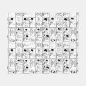 Marcie & Peppermint Patty in het klaslokaal Fleece Deken (Voorkant (Horizontaal))