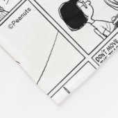 Marcie & Peppermint Patty in het klaslokaal Fleece Deken (Hoek)