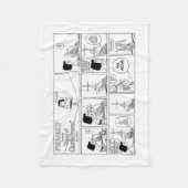 Marcie & Peppermint Patty in het klaslokaal Fleece Deken (Voorkant)