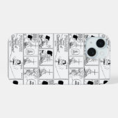 Marcie & Peppermint Patty in het klaslokaal iPhone 15 Case (Achterkant horizontaal)