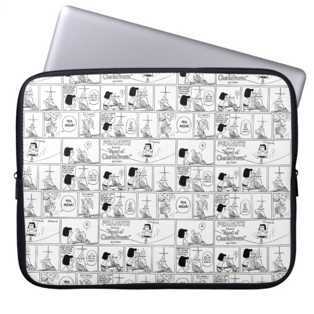 Marcie & Peppermint Patty in het klaslokaal Laptop Sleeve (Voorkant)