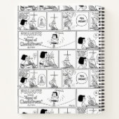 Marcie & Peppermint Patty in het klaslokaal Notitieboek (Achterkant)