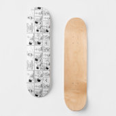 Marcie & Peppermint Patty in het klaslokaal Persoonlijk Skateboard (Voorkant)