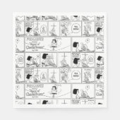 Marcie & Peppermint Patty in het klaslokaal Servet (Voorkant)