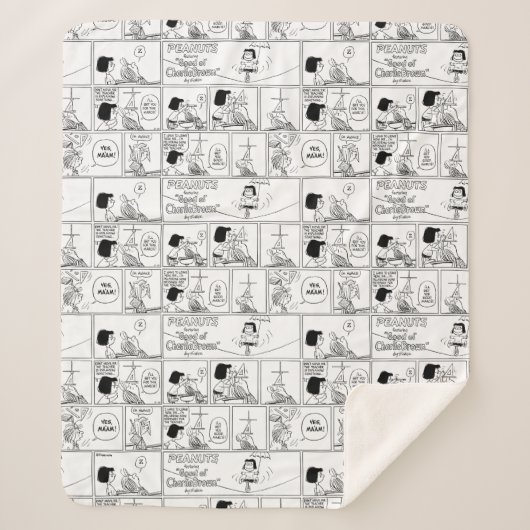 Marcie & Peppermint Patty in het klaslokaal Sherpa Deken (Voorkant)