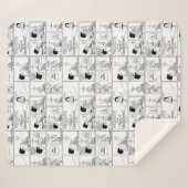 Marcie & Peppermint Patty in het klaslokaal Sherpa Deken (Voorkant (horizontaal))