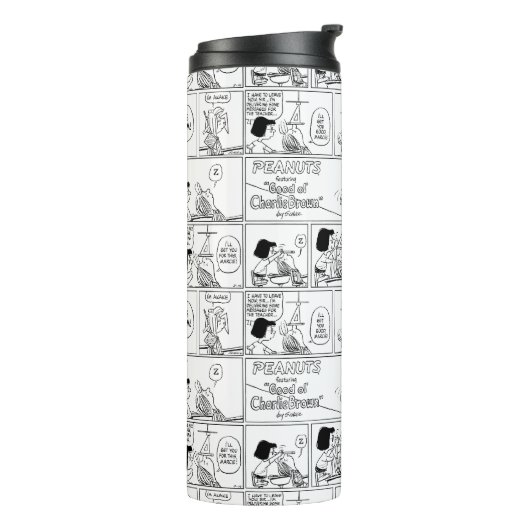 Marcie & Peppermint Patty in het klaslokaal Thermosbeker (Gedraaid links)