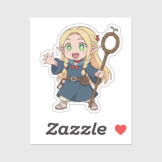 Marcille Chibi Elfenmagiër Sticker