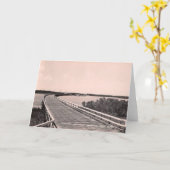 Marco Bridge, Marco Island, Florida, jaren dertig Kaart (Gele Bloem)