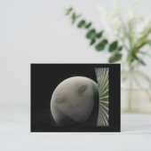 MarCO CubeSat Alien Mars Farewell Briefkaart (Staand voorkant)