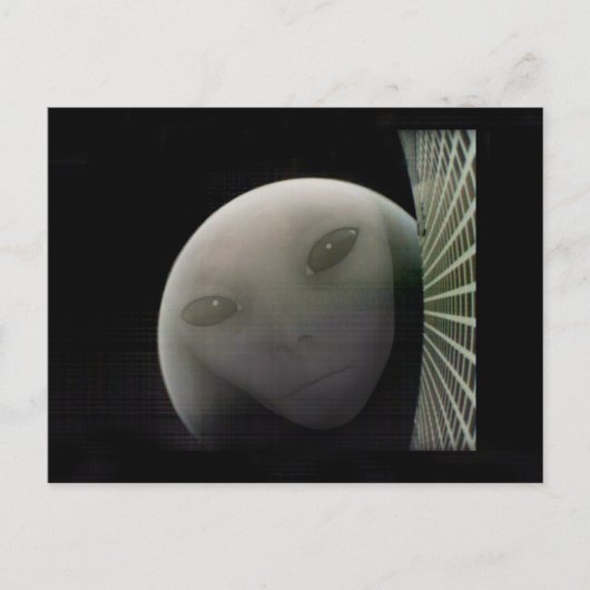 MarCO CubeSat Alien Mars Farewell Briefkaart (Voorkant)