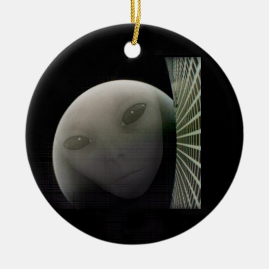 MarCO CubeSat Alien Mars Farewell Keramisch Ornament (Voorkant)