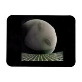 MarCO CubeSat Alien Mars Farewell Magneet (Horizontaal)