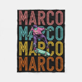 Marco Custom Skateboarding Hob Fleece Deken (Voorkant)