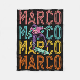 Marco Custom Skateboarding Hob  Fleece Deken