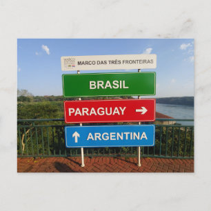 Marco das Três Fronteiras, (3 Grenzen) Briefkaart