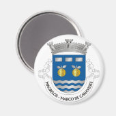 Marco de Canaveses/Magrelos Fridge Magnet (Voorkant / Achterkant)