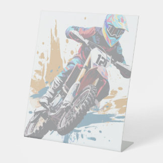 marco de fotografia reclamebord met voetstuk