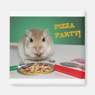 Marco de Gerbil's Pizza Party Magneet