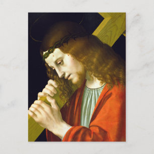 Marco d'Oggiono Christus die het kruis draagt Briefkaart