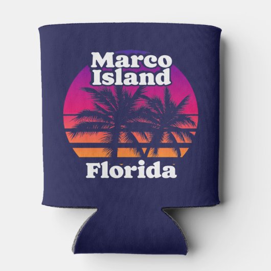  Marco Island Beach Florida Blikjeskoeler (Achterkant)