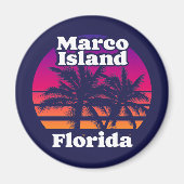 Marco Island Beach Florida Magneet (Voorkant)