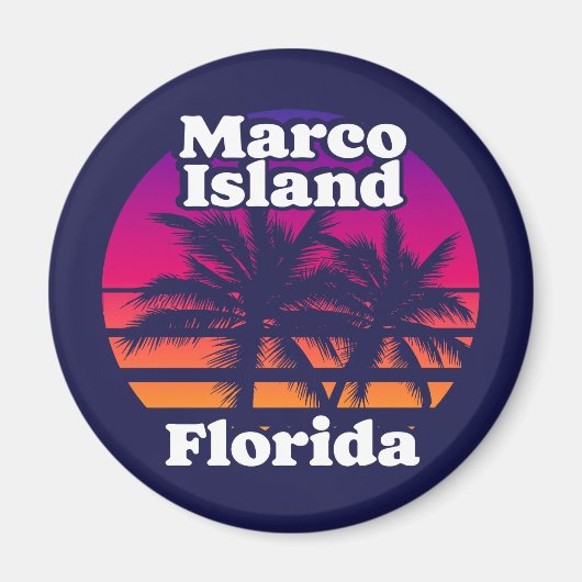 Marco Island Beach Florida Magneet (Voorkant)