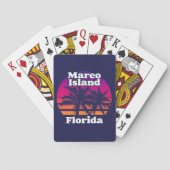  Marco Island Beach Florida Pokerkaarten (Achterkant)