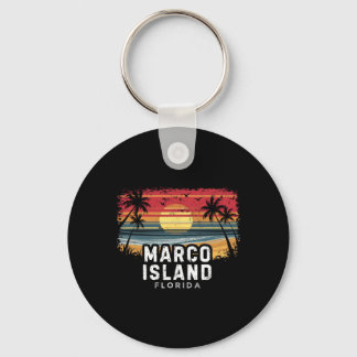 Marco Island Beach Florida Surfboard Beach  Sleutelhanger