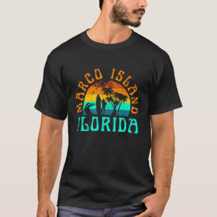 Marco Island Beach Florida Surfen Strand Ocean Wav T-shirt