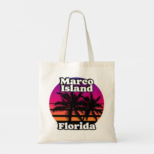  Marco Island Beach Florida Tote Bag (Achterkant)