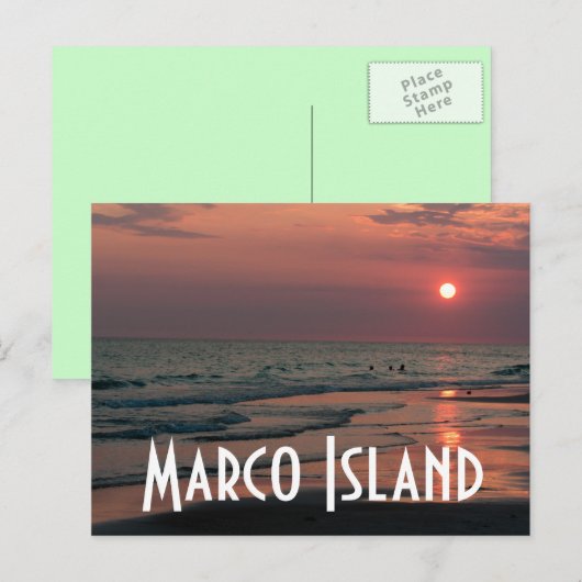 Marco Island Briefkaart (Voorkant / Achterkant)