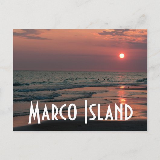 Marco Island Briefkaart (Voorkant)