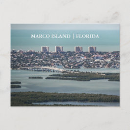 Marco Island Florida Arial Uitzicht Briefkaart