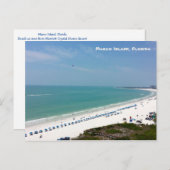 Marco Island Florida Beach Golf of Mexico Briefkaart (Voorkant / Achterkant)