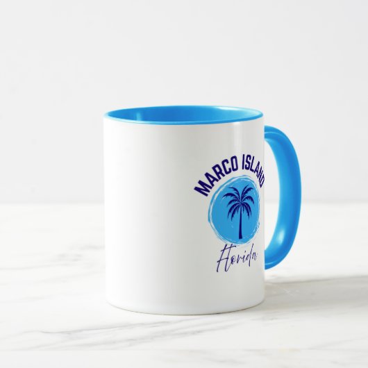 Marco Island Florida Coffee Mug Mok (Voorkant rechts)