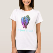 Marco Island Florida Conch Shell T-shirt (Voorkant)