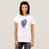 Marco Island Florida Conch Shell T-shirt (Voorkant volledig)