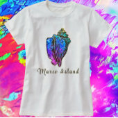 Marco Island Florida  Conch Zee Shell T-shirt